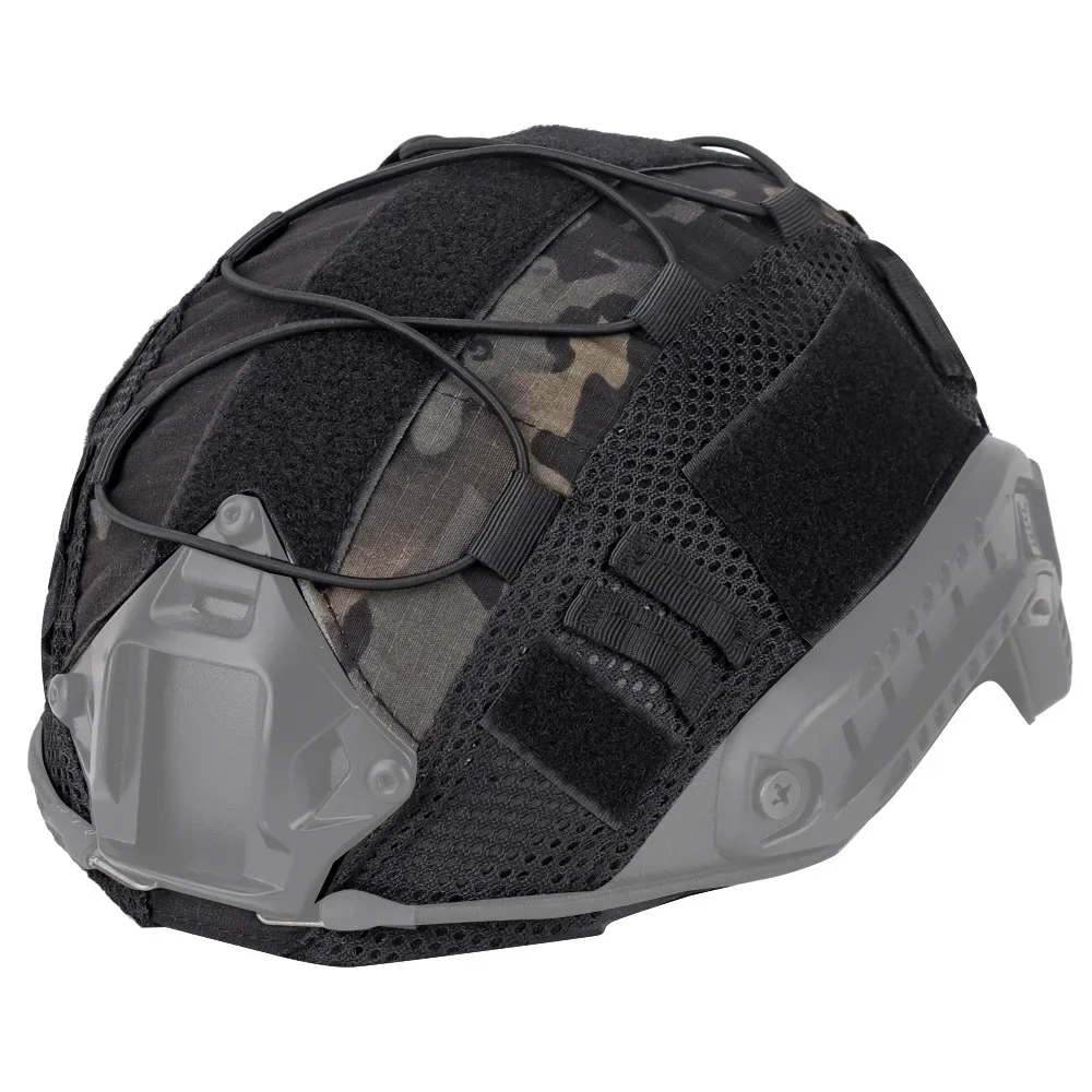 Paño para casco táctico, para uso militar rápido al aire libre CS camuflaje casco cubierta casco tela militar