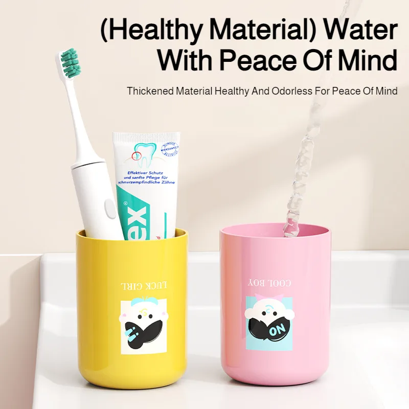 Dopamine Magnetic Toothbrush Holder Bathroom No Punch Wall-mounted Mouthwash Cup Storage Set Toothpaste Cup Storage Organizer