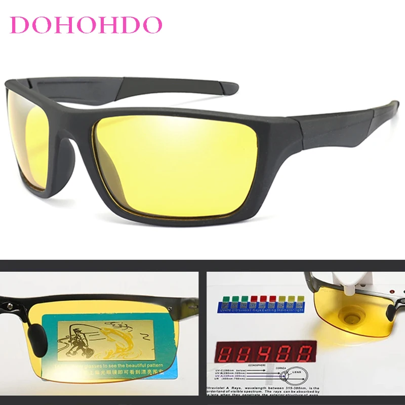 

2026 Brand Anti-glare Polarized Sunglasses Men UV400 Night Vision Driving Anti-Glare Sunglasses Sport Goggles Eyeglasses Очки