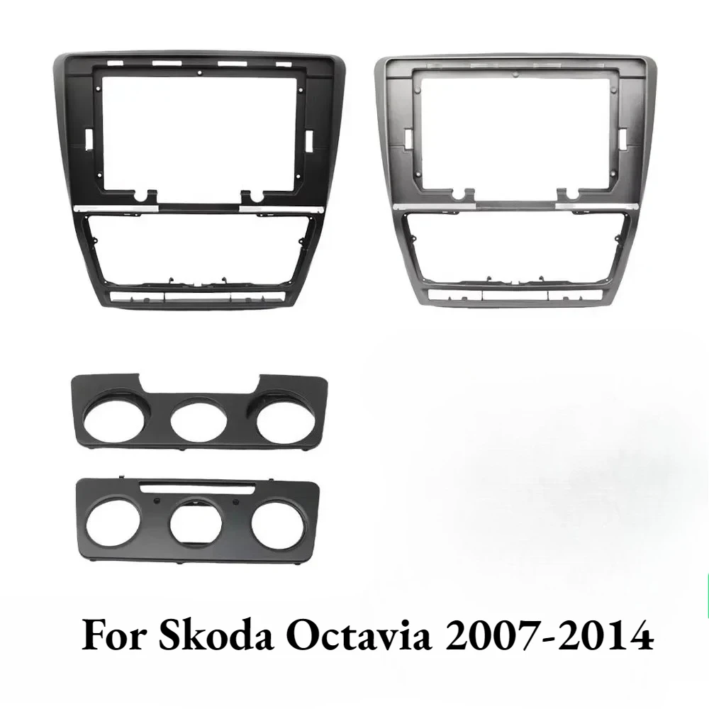 

10-дюймовая 2Din автомобильная радио панель для Skoda Octavia 2007-2014 гг. | CD DVD GPS Стерео Комплект отделки крепления на приборной панели | Установка рамы интерфейса