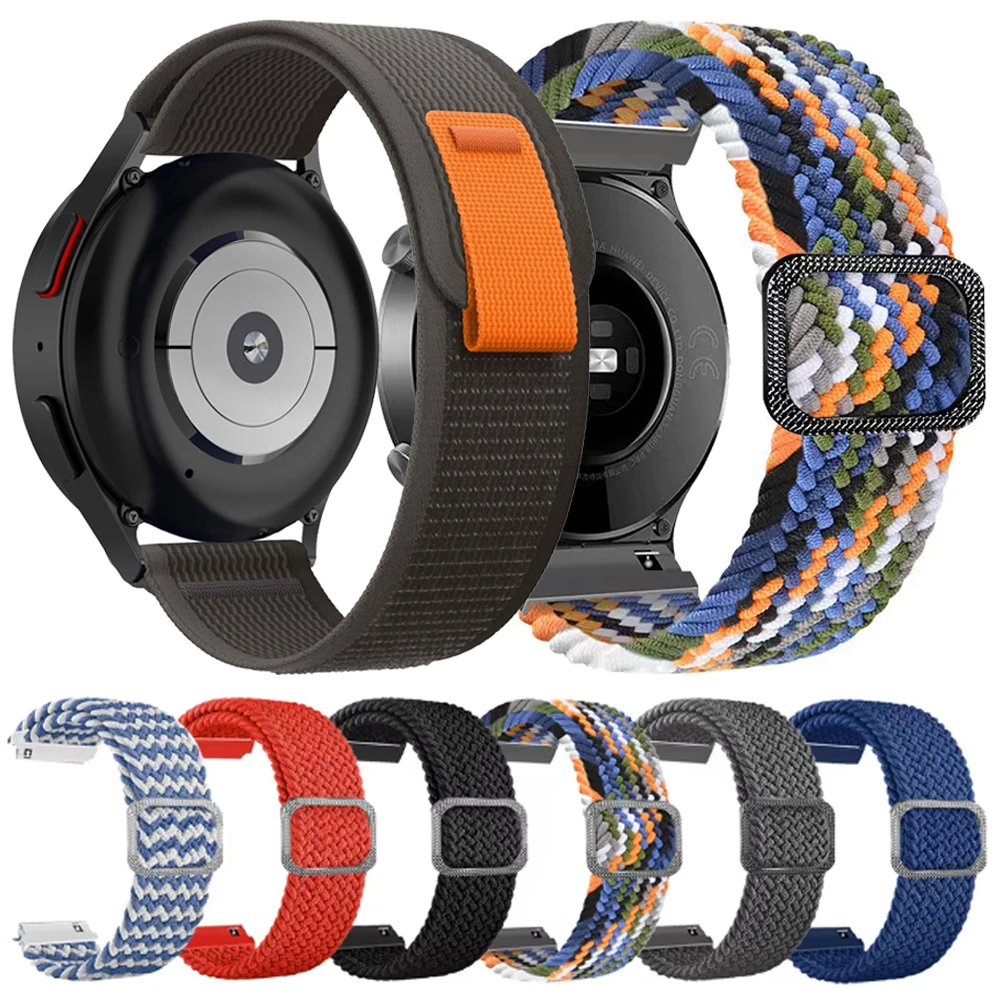 20mm 22mm Nylon geflochtene Bänder für Garmin Vivo active 3 4 5 Vorläufer 255 265 245 645 55 Armbänder für Garmin Venu 3 2 plus Riemen