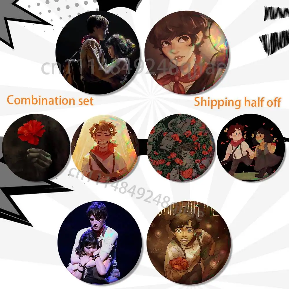 integration of ancient Greek mythology Hadestown 2 piece set Badges On Backpack Jacket  Round Brooches Acrylic Button Pins