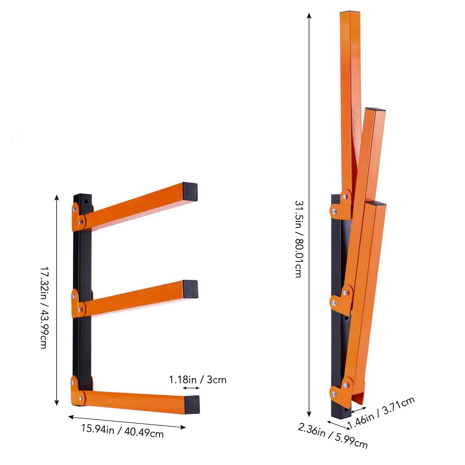 Lumber Storage Rack Pressure Resistant Wall Mount Wood Organizer 460 Pounds Bearing Fine Workmanship for Indoor for Pipes