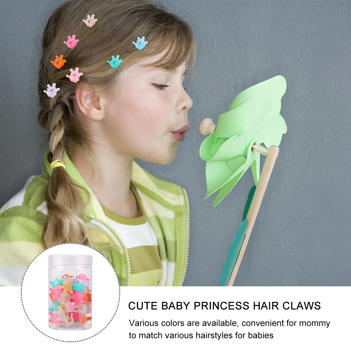 

40 Pcs Hair Pins Barrettes Mini Claw Girl Baby Child Little Accessories