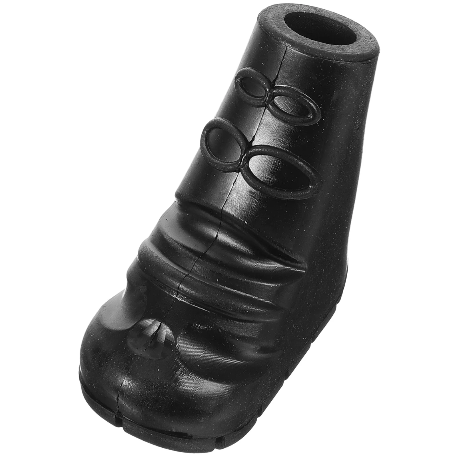 厚みのあるゴム製先端滑り止めフットカバー トレッキングポール ウォーキングケイン 松葉杖 ハイキング キャンプ アウトドア用