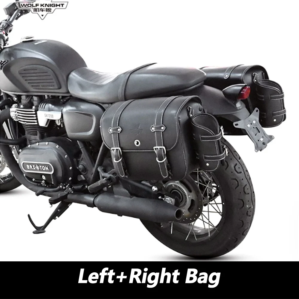 quick release edge bag For Brixton Cromwell 1200 X GAOKIN GK1200 retro edge bag full helmet side bag with quick release bracket