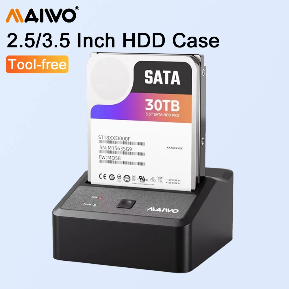maiwo-hdd-case-25''-35''-sata-to-usb-30-hard-drive-enclosure-for-35-25-inch-ssd-disk-hdd-box-case-hd-external-hdd-enclosure