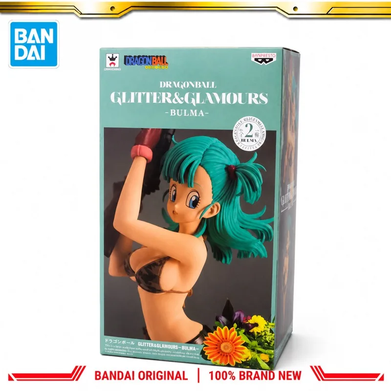 In Stock Bandai Original Banpresto Dragon Ball Bulma Action Figure Model Doll Brand New Boxed Anime Characters Toys Model Garage