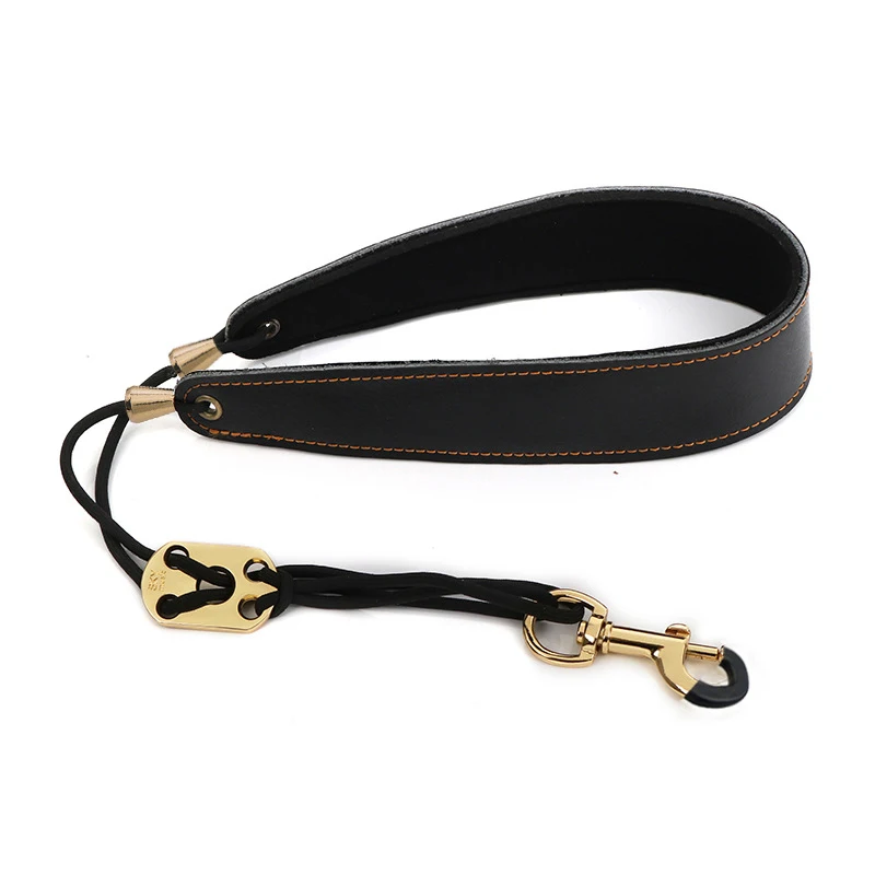 1PC Erwachsene Kinder Tenor Tenor Sling Sling Metall Schwarz Saxophon Strap Neck Strap Klarinette Klarinette