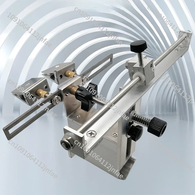 

KME Fixed Angle Sharpening System with Flip Chuck – Double Chuck Mode, Professional Metal Grinder with Four Diamond Stones