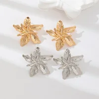 Bague Double couche à grande fleur pour femmes, Design de personnalité, tendance, Punk, fête, réglable, bijoux à la mode, cadeau 3