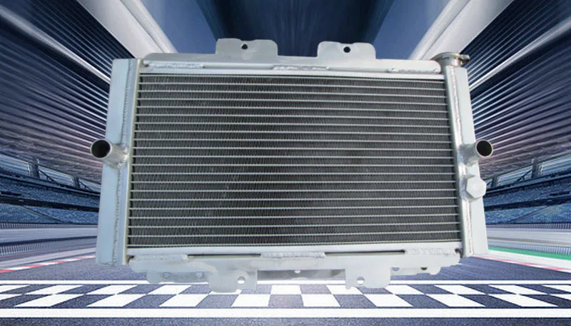 Aluminum racing radiator For Yamaha Rhino 450 06 07 08 09 2006 2007 2008 2009 /660 04 05 06 07 2004 2005 2006 2007