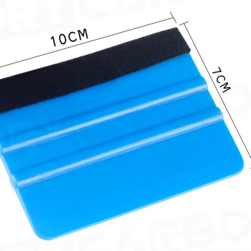 Imagen 2 del producto Película de envoltura de vinilo para coche, escobilla de goma, raspador de papel de aluminio para envolver, raspador de fieltro de gamuza, pegatina de estilo de coche, herramientas de limpieza de tinte de ventana