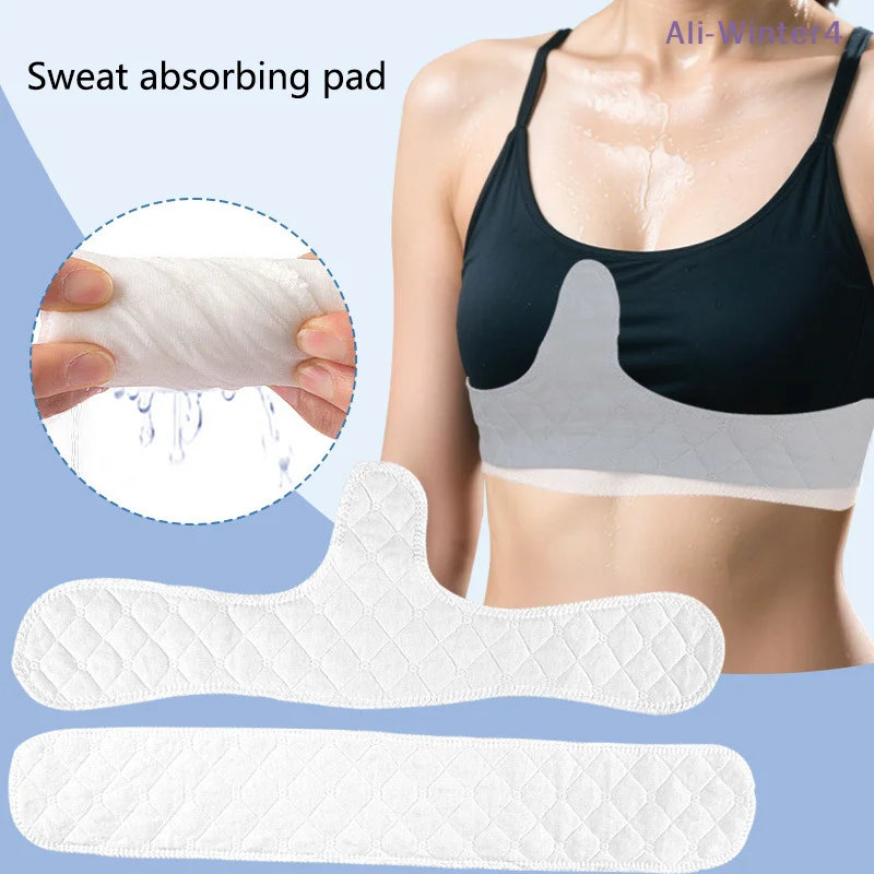 

【Winter4】Большая моющаяся многоразовая впитывающая пот подкладка с клейким слоем для спортивного белья, хлопковая впитывающая подкладка от пота