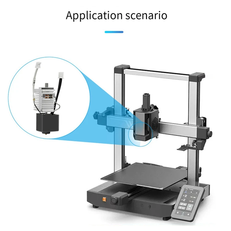 3Dプリンターアクセサリーキット,3つの押出機,印刷用のホットエンド,3つの組み合わせ