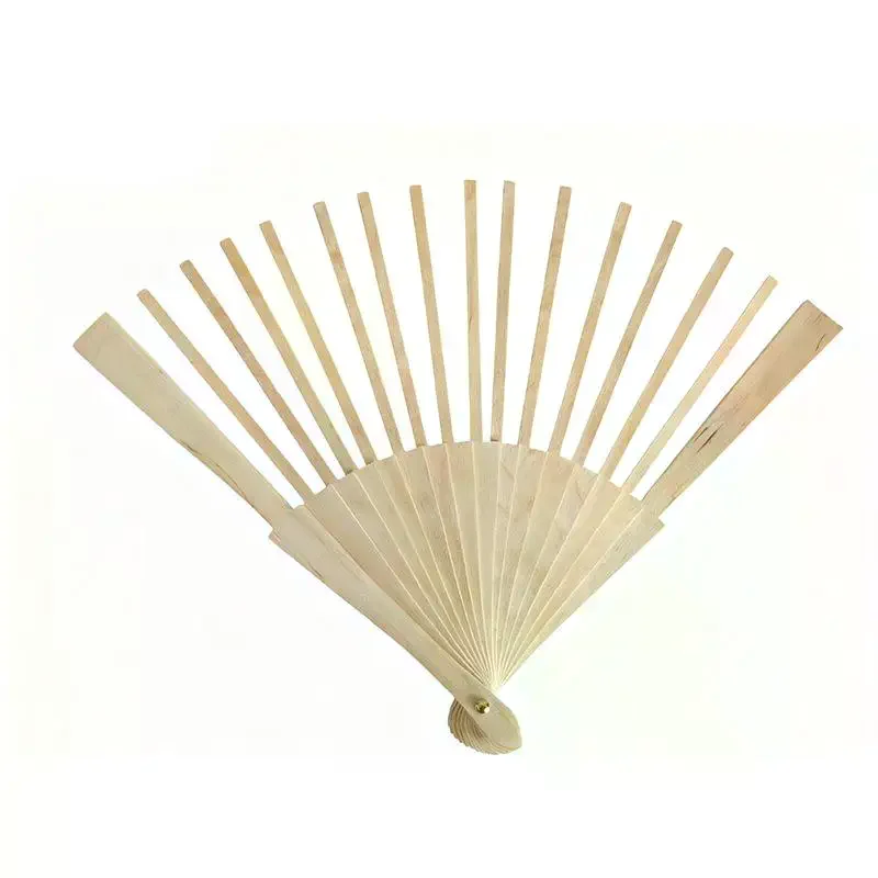 DIY Hand Fan Frame Unfinished Japanese Bamboo Folding Fan Craft Kit For Home Decor Party Wedding
