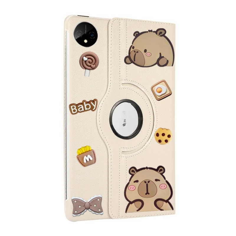 For Xiaomi Redmi Pad SE 8.7 Case 2024 Kids DIY Cartoon 360 Rotating Stand Tablet Cases Funda For Redmi Pad SE 4g 8 7inch Cover