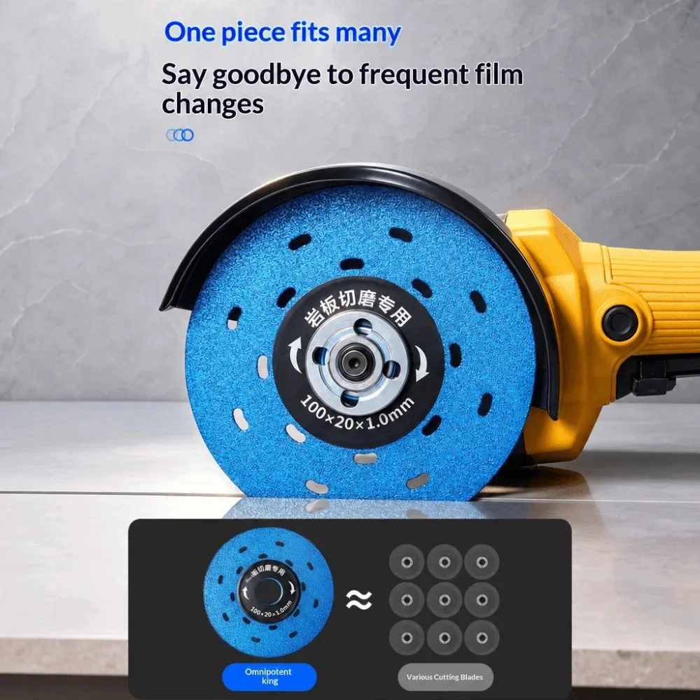 100M Diamond Cutting Disc Ultra Thin No Chipping Dry Saw Blade Grit for Porcelain Ceramic Tile Marble Glass Angle Grinder view 4