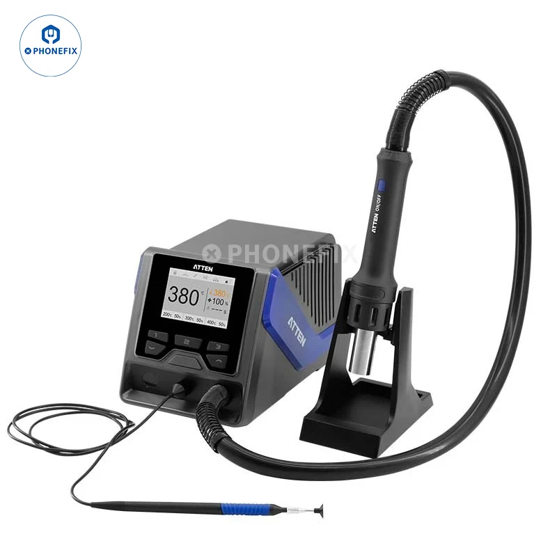 ATTEN GT-1028 1300W Intelligent Internet Hot Air Desoldering Station LCD Digital Display Welding Station For BGA PCB IC Repair