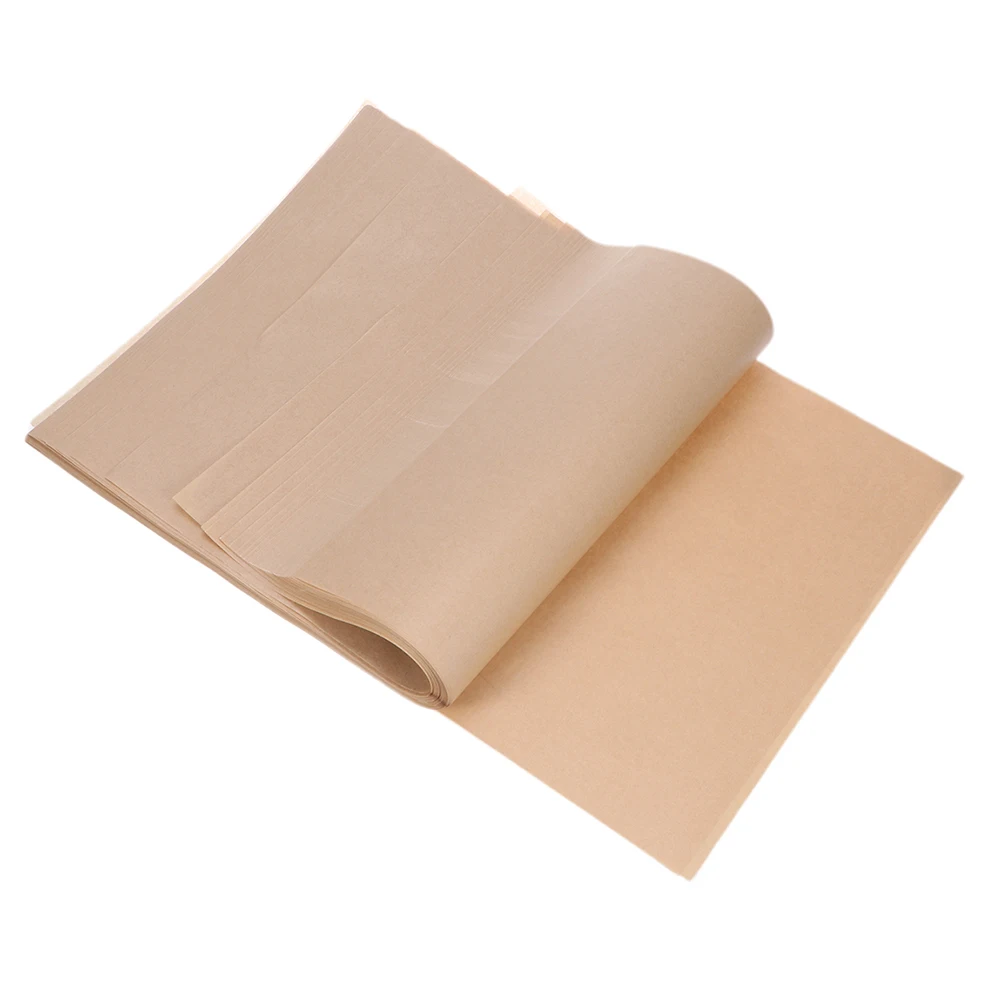 

100 Pcs Baking Paper Cake Pan Liner Non Stick Silicone Sheets Waterproof Oil Resistant Easy Clean Up Ideal Roll Out Dough Lining