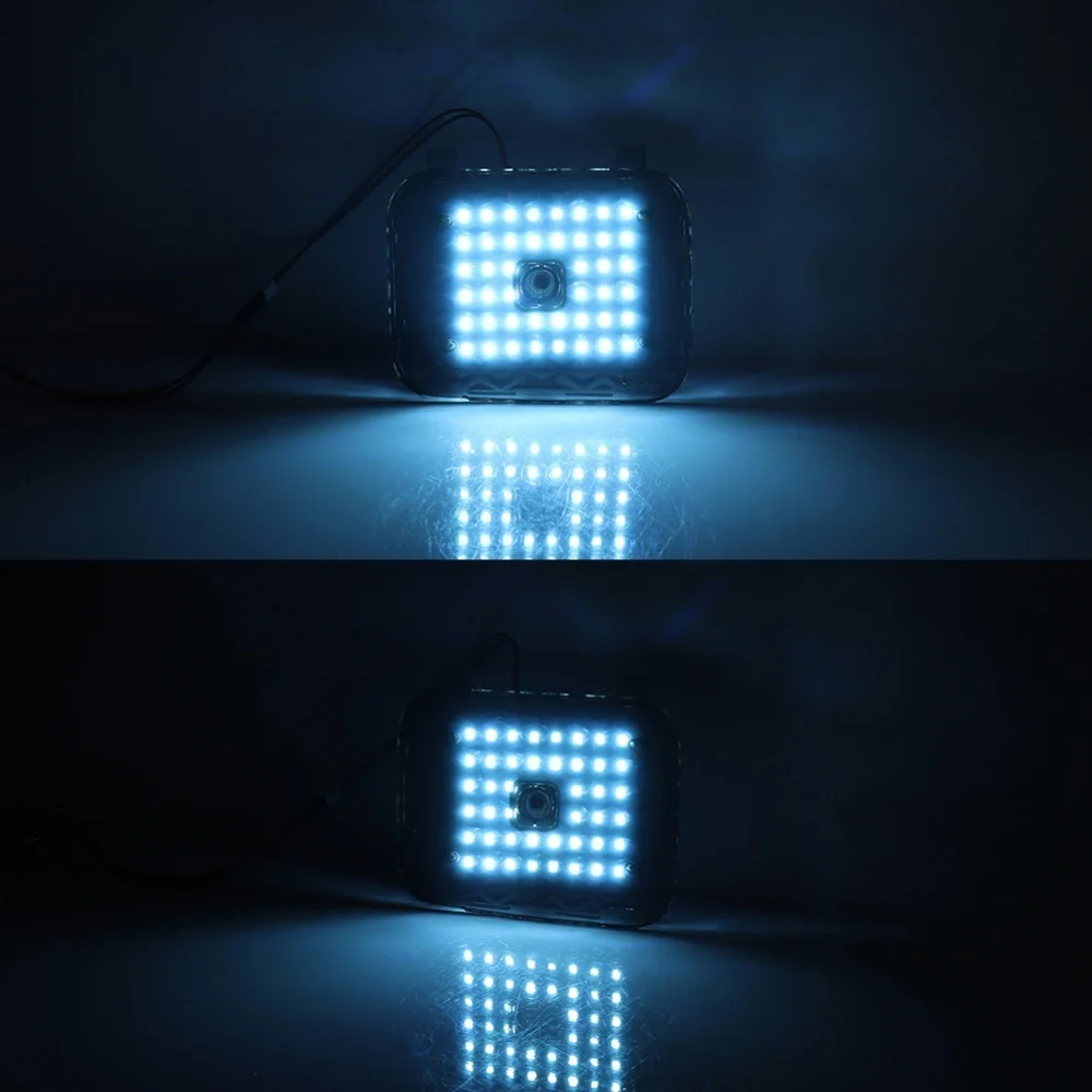 White / Ice Blue LED Interior Lights Rear Trunk Cargo Area Ceiling Lights Tailgate Lamps Assembly For Toyota C-HR CHR 2016-2022 - view 4
