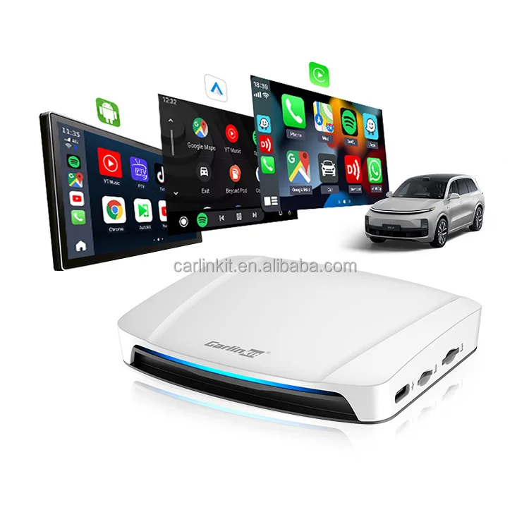 NewCarlinkit Tbox Uhd hdmi Usb Port 8g 128gb Auto Android 13 System Car Carplay Ai Box for apple Google Play Youtube Netflix