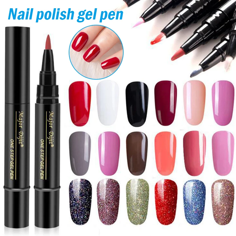 

One Step Nail Polish Pen Nail Polish Pen 5ML Soak Off LED Nail Varnish Nail Art Tools For Women Girls