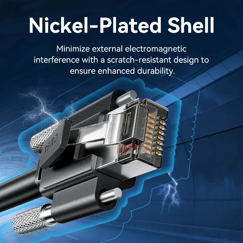 Ethernet-кабель Vention Cat6A, 10 Гбит/с, SFTP RJ45, сетевой шнур для промышленной камеры, компьютерный маршрутизатор, модем PS4/5 Cat 6A, патч-кабель