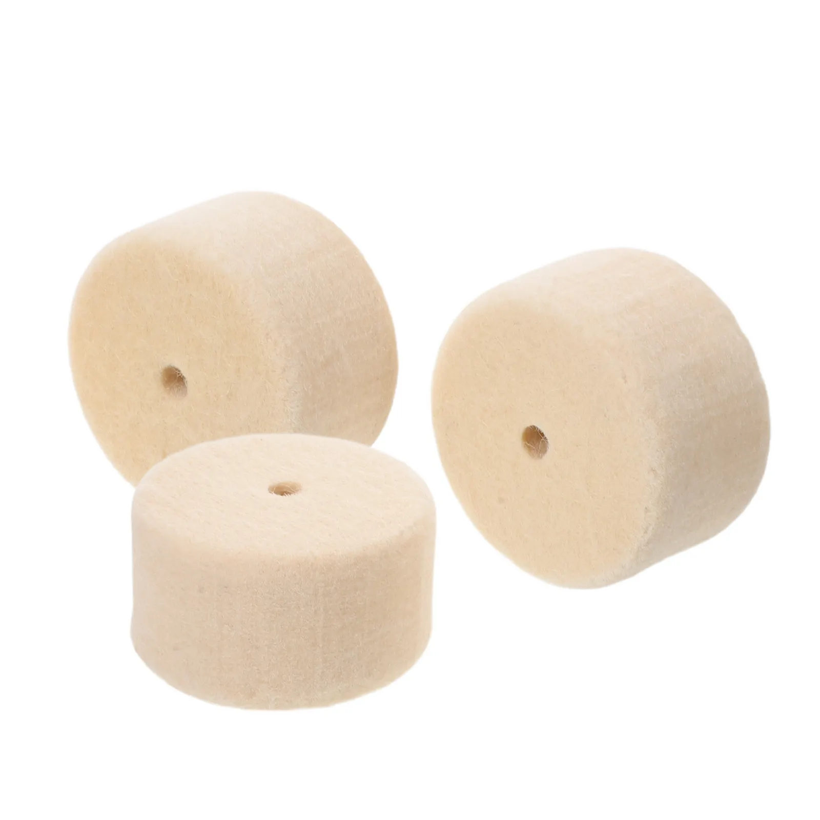 3Pcs Drum Pedal Beater Felt Pads High Density Wool Felt Drum Hammer Pad Accessory Suitable for Studio Stage Practice