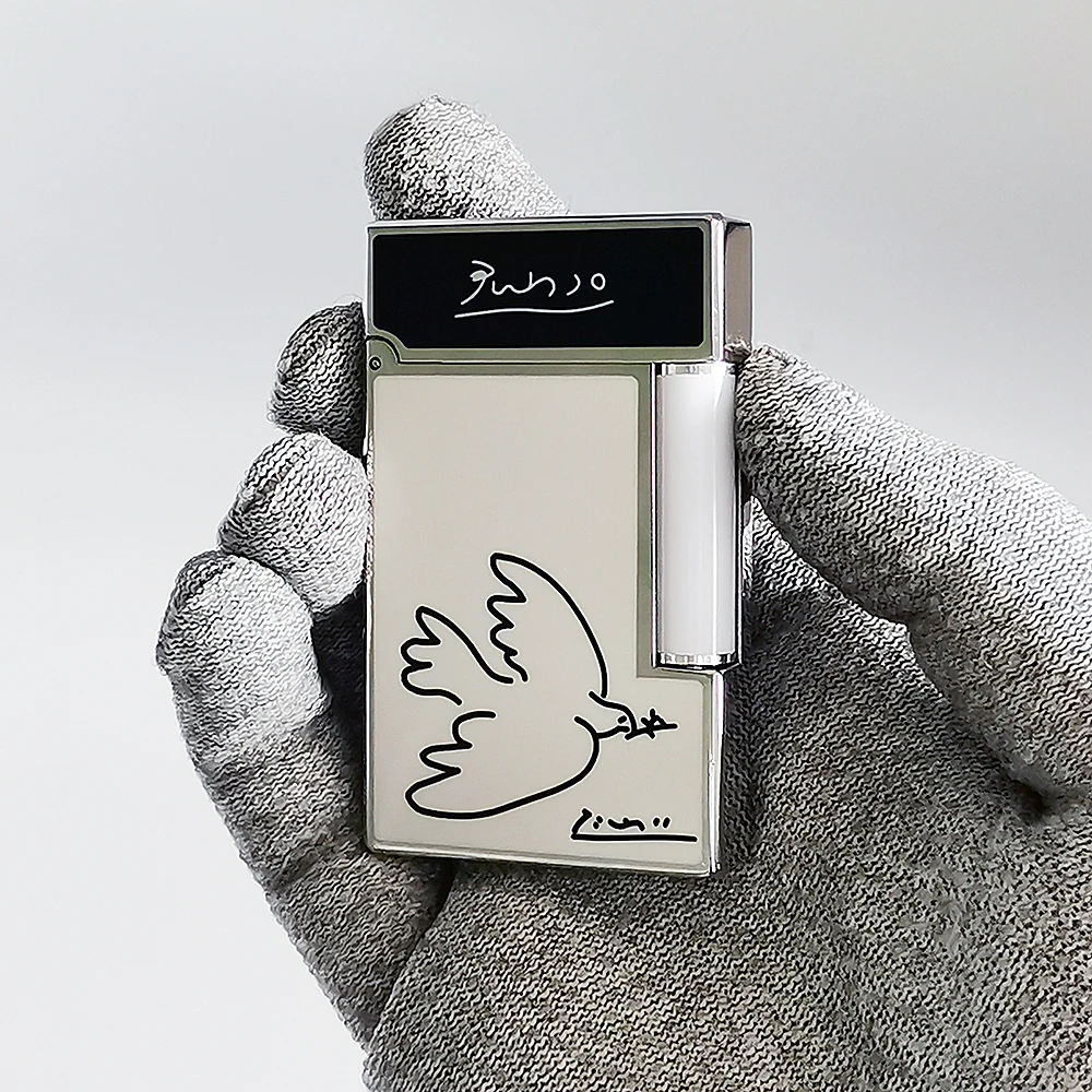 Gas Lighter Picasso Dove Cigarette Lacquer Copper Accessory Cigar Tobacco Smoking Limited Edition Collection Ship to Japan view 5