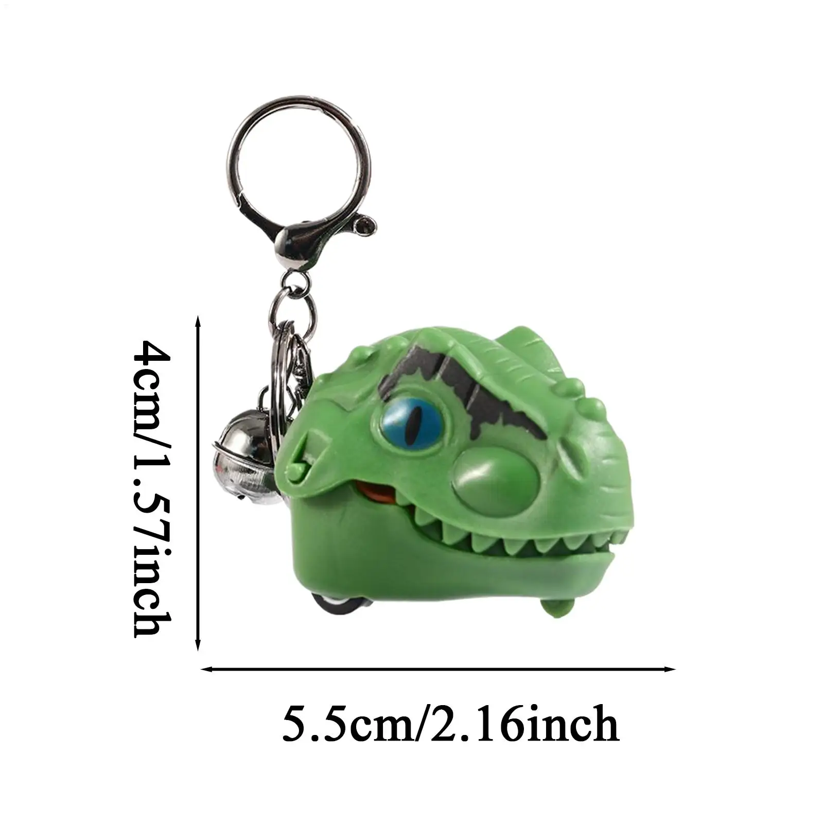 Porte-clés dinosaure mignon, jouets de noël, pendentif Anime réaliste, sac à dos, décoration, cadeau d'anniversaire pour enfants, 1 pièce