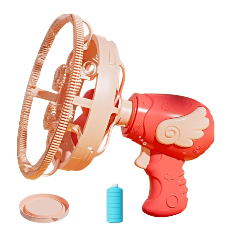 Y4QA電気バブルマシン幼児向けパーティー用バブルガンキッズガール大人