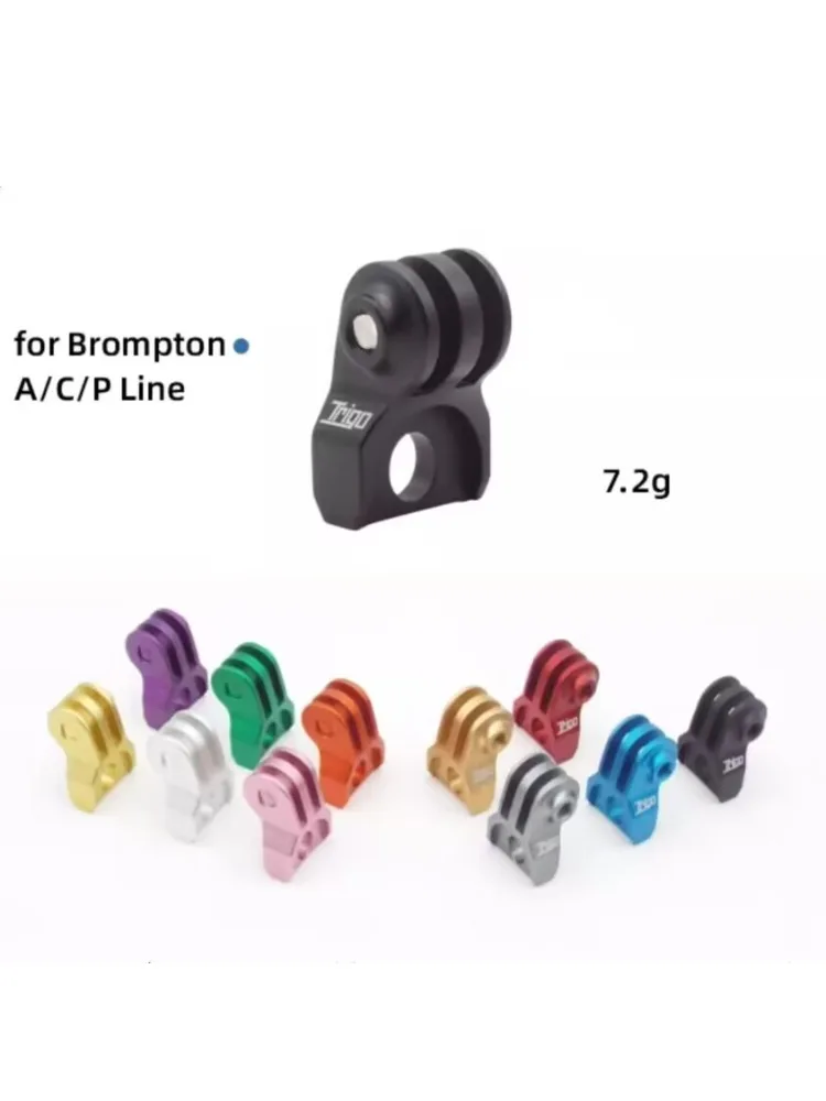AliExpress Saint Trigo Trigo Folding Bike Gopro Mount Holder TRP1820 Aluminium Alloy CNC Bicycle Parts For Garmin/CATEYE Phone A/C/P/bromptn Mount