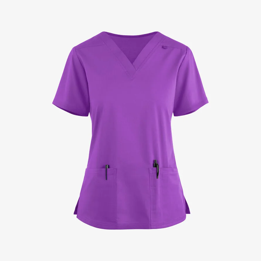 Design Women Joggers Set Short Sleeve Hospital Uniforms Sets Scrubs Medical