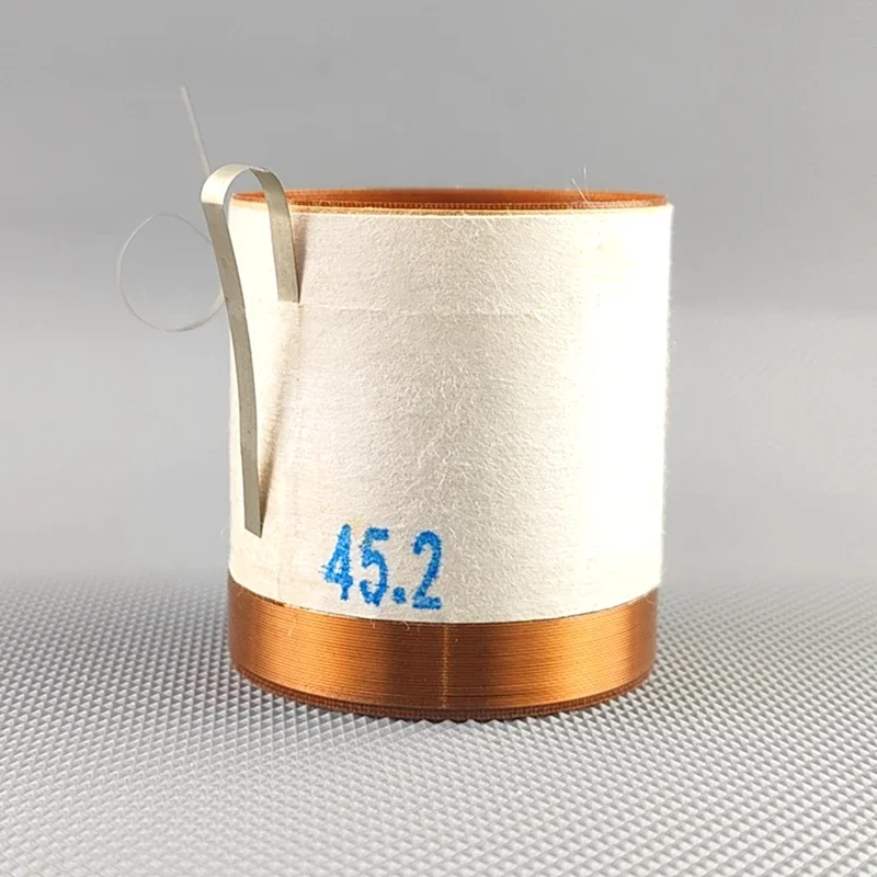 

1 шт., 45,2 мм, 8 Ом, 2 слоя входа и выход с медным проводом, звуковая катушка, НЧ-динамик, басовый динамик