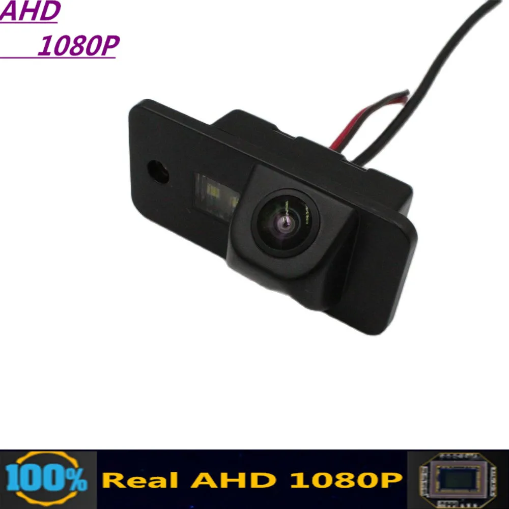 170° Fisheye AHD 1080P Car Rear View Vehicle Camera For Audi A3 / S3 8P 2003~2009 A4 B7 2004~2007 Reverse Parking Monitor 