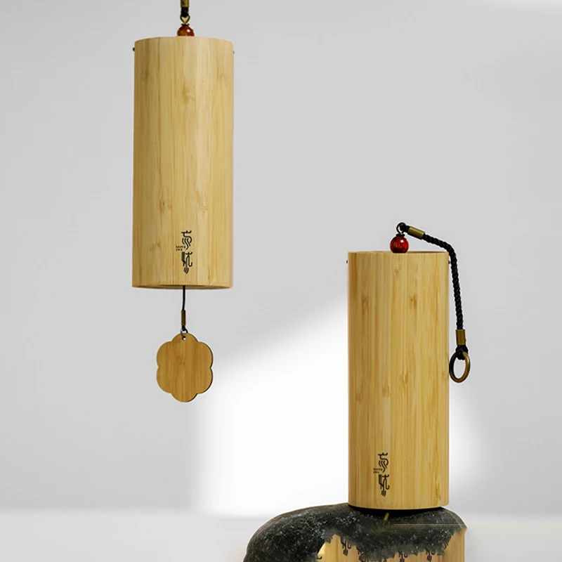 

1PC Wind Chimes Bamboo Chord Handmade Musical Windchime Outdoor Bell Sound Healing Gifts