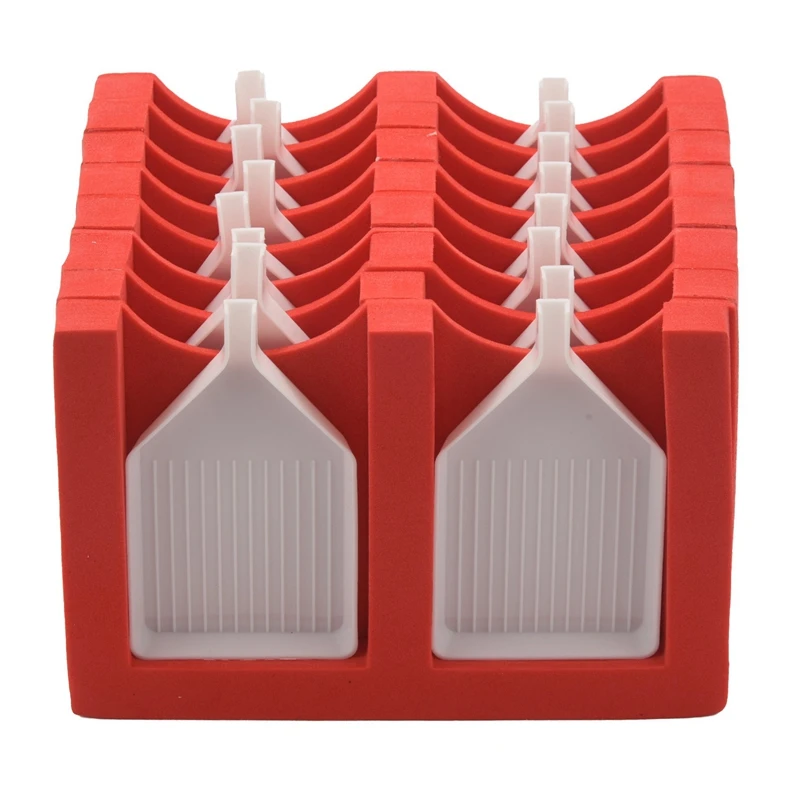 Bandeja organizadora para pintura con diamantes, 16 ranuras, accesorios para pintura con diamantes, Kits de herramientas