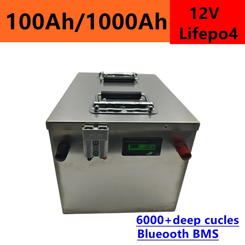 

12 В Lifepo4 перезаряжаемый 100 Ач 200 Ач 300 Ач 400 Ач 500 Ач 600 Ач 800 Ач 1000 Ач Lifepo4 для автодома с электроприводом на открытом воздухе