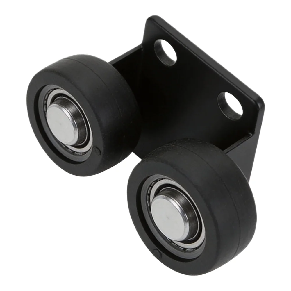 For DIY Home Projects Wardrobe Rollers Silent Sliding Wheels Long Lasting Sliding Door Wheels Wear Resistant Design