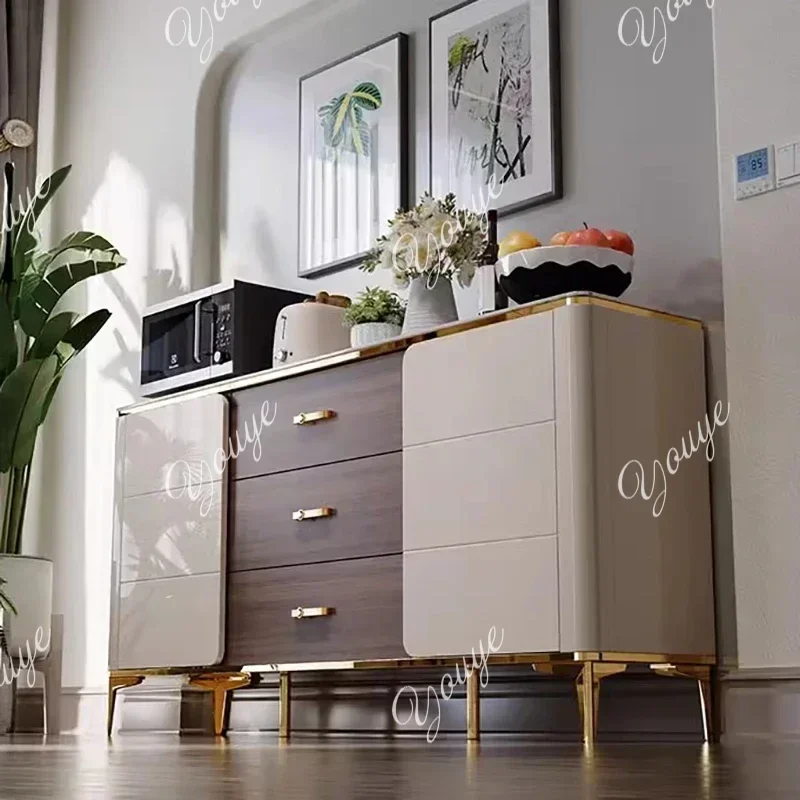 

J Premium Modern Cabinet Luxury Handles Simple Living Room Cabinets Dresser Cabinet Aesthetic Dressoir Kast Living Room Furnitur