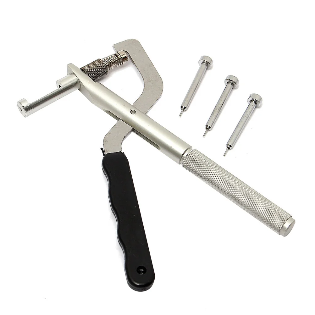 

Watch Repair Tool Environmental Friendly Metal Replaceable Head Spring Bar Adjuster Steel Band Pin Remover Watch