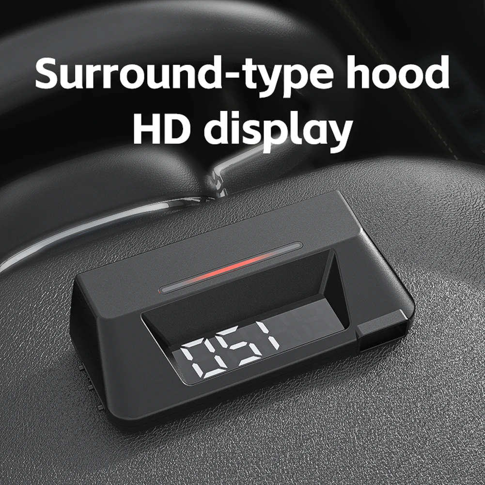 

Digital HUD Dual Display Screen Head Up Display Transmission Oil Temperature Monitoring Smart Head Up Display Overspeed Alarm