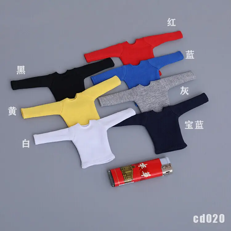 

Cdtoys Cd020 Масштаб 1/12 Мужская солдатская одежда Модель футболки с длинными рукавами для 6 дюймов