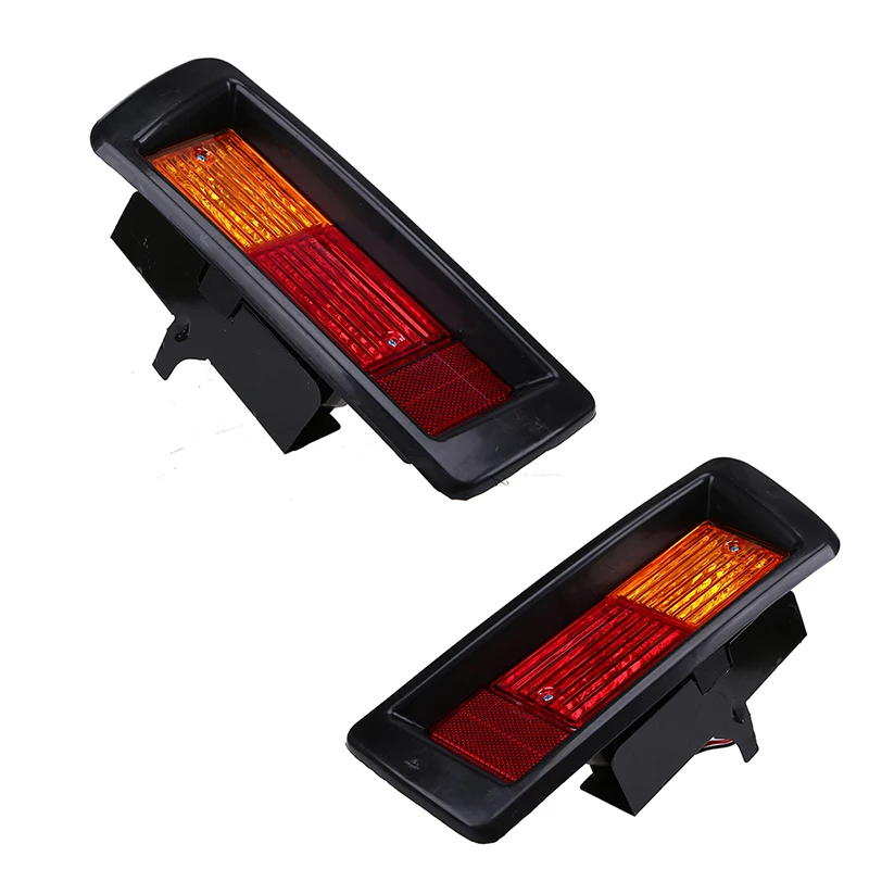 POSSBAY Car Rear Bumper Fog Light for Toyota Land Cruiser Prado (90) 1997 1998 1999 2000 2001 2002 Red LED Tail Lights