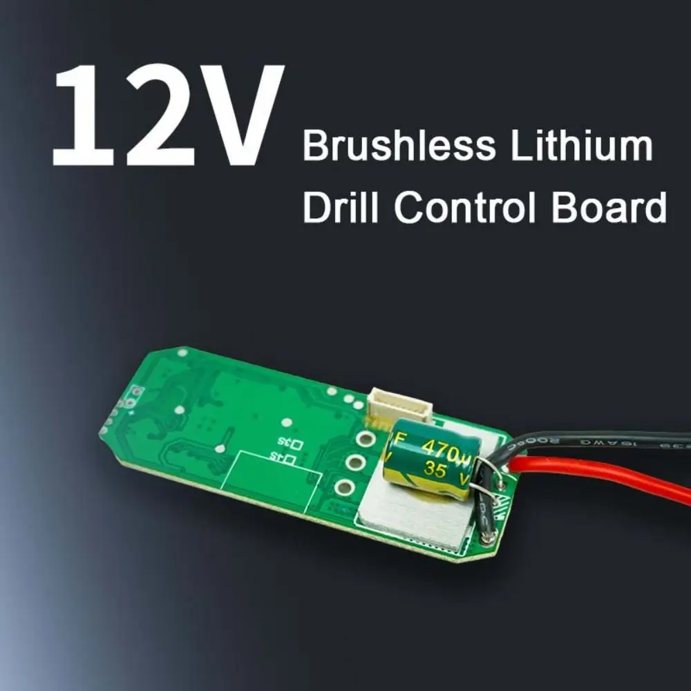 

New 6.6*2.5cm Charging Drill Protection Board Metal ABS Circuit Board 12V Protection Drill Controller Electric tool