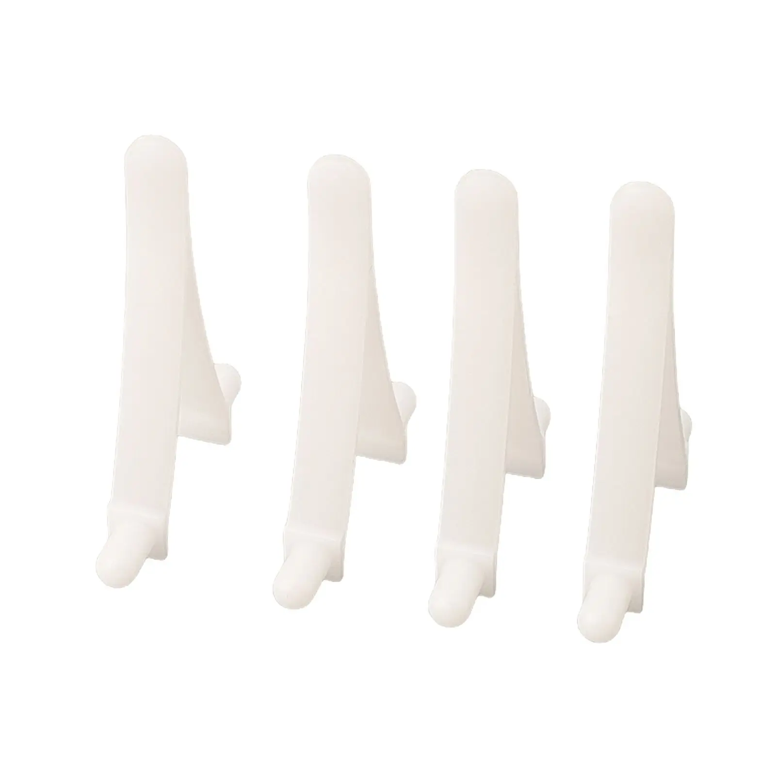 4 Pack V Style Wishbone Spring Clips for Pool Telescopic Pole Attachments Compatible with Pool Brushes and Vacuum Heads