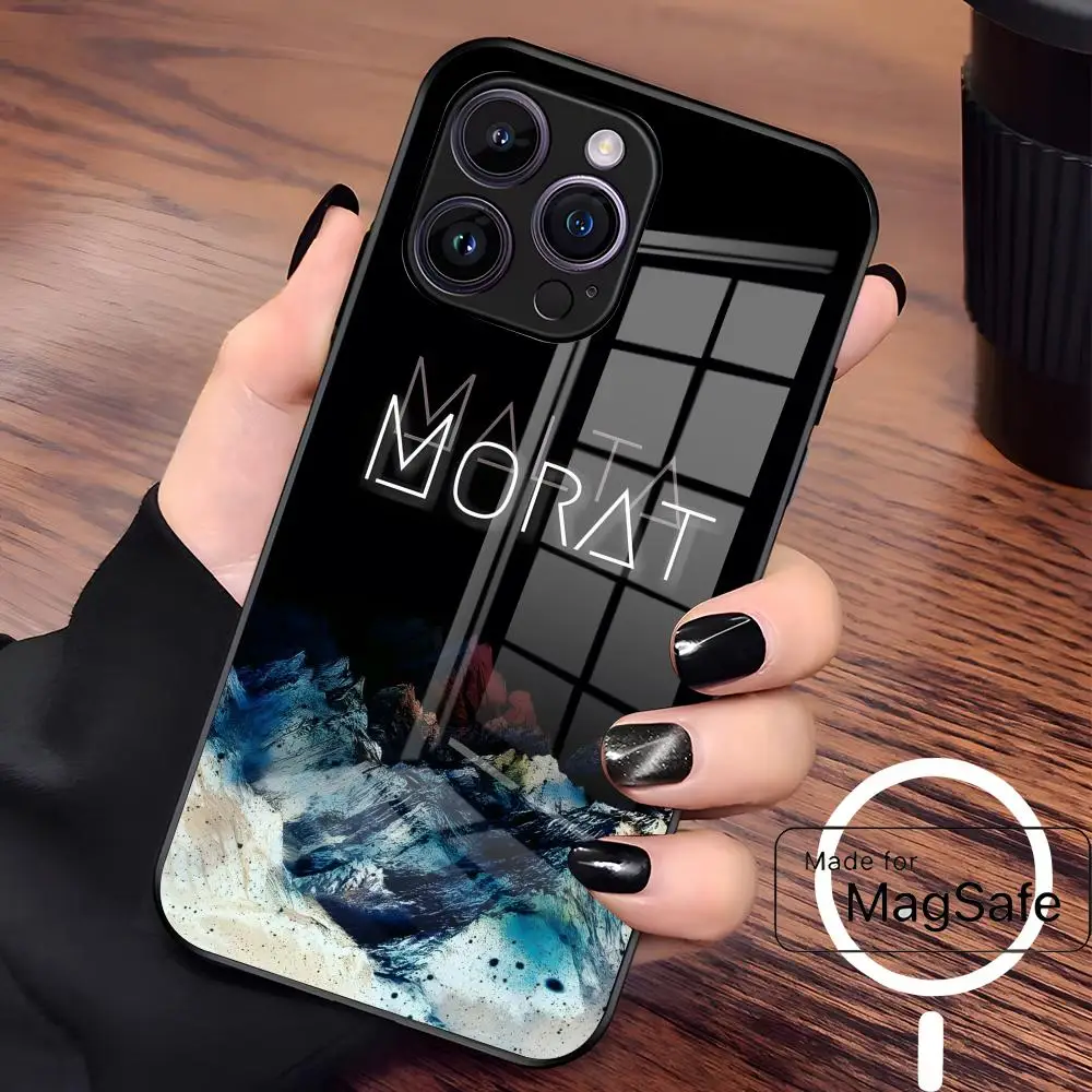 Чехол для телефона M-Morat Band Iphone 17 Air 16 15 14 Plus 13 12 Mini 11 Pro Max Стеклянный магнитный Фото №2