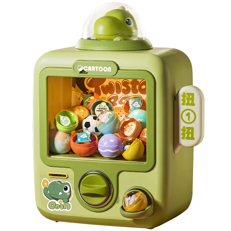 لعبة آلة مخلب صالة الألعاب الإلكترونية على شكل ديناصور، آلة مخلب بيع صغيرة للأطفال، ألعاب توزيع الجائزة للفتيات والأولاد هدية #5