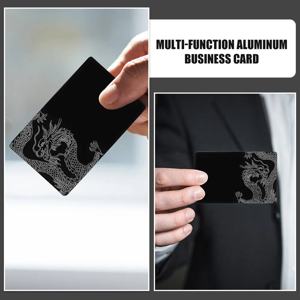 

20Pcs Aluminum Card Blanks Versatile Thick Lightweight for Business Cards Name Tags Desk Plates Trophy Plaques Engraving